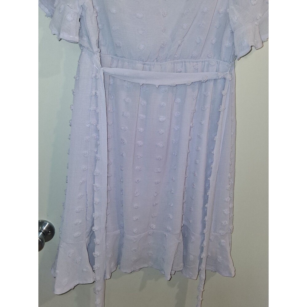 NWT! Motherhood Purple Swiss Dot Maternity Dress, Size Small - Picture 9 of 11
